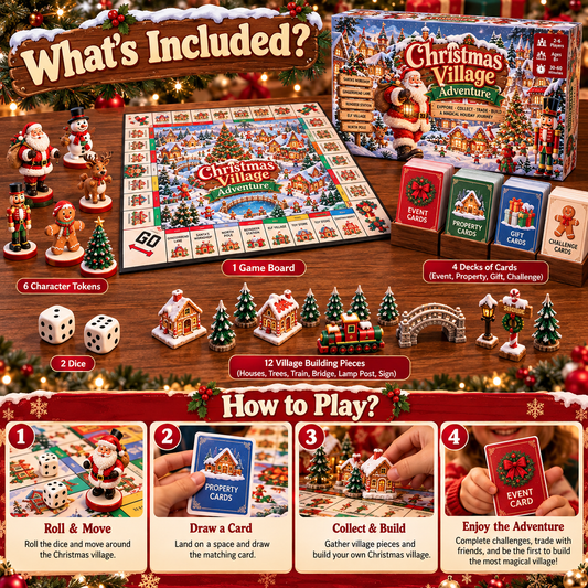 Christmas Village Adventureโข โ Magical Holiday Family Board Game