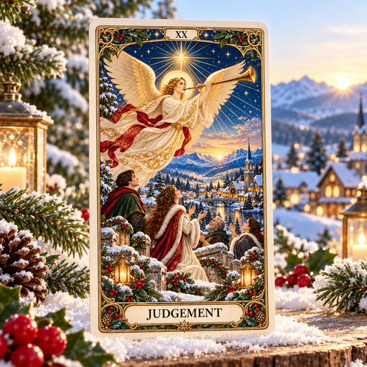 Christmas Sale 49% OFF๐-๐ฎChristmas Tarot Deck โ 78 Festive Cards with Guidebook & 12-Day Reflection Guide