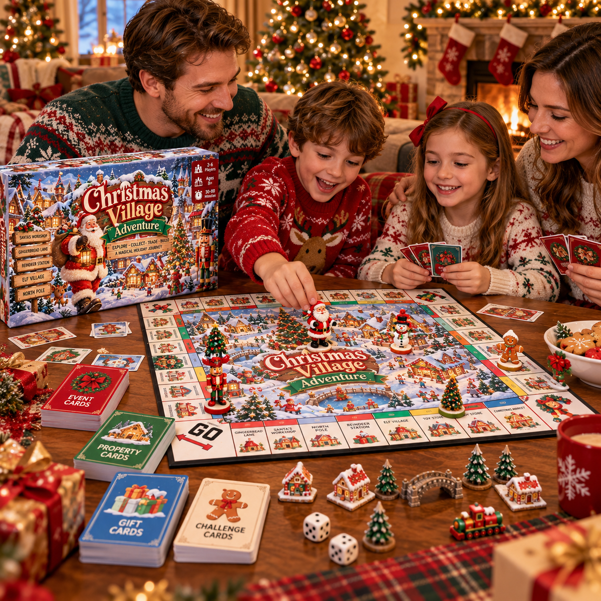 Christmas Village Adventure™ – Magical Holiday Family Board Game